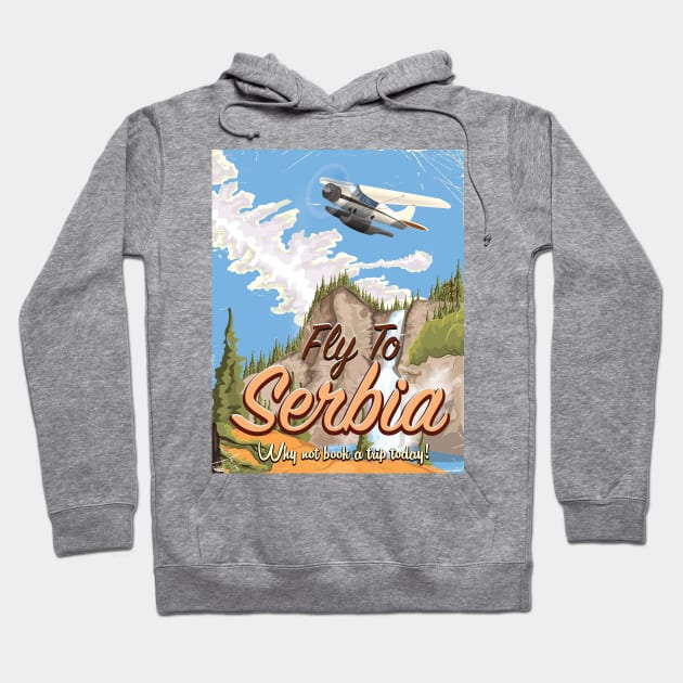 Fly to Serbia! Hoodie by nickemporium1